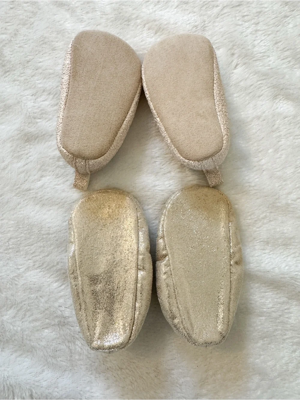 Bundle of Two Sparkle Floral Girls' Ballet Flats - Baby Girl 0-3 months